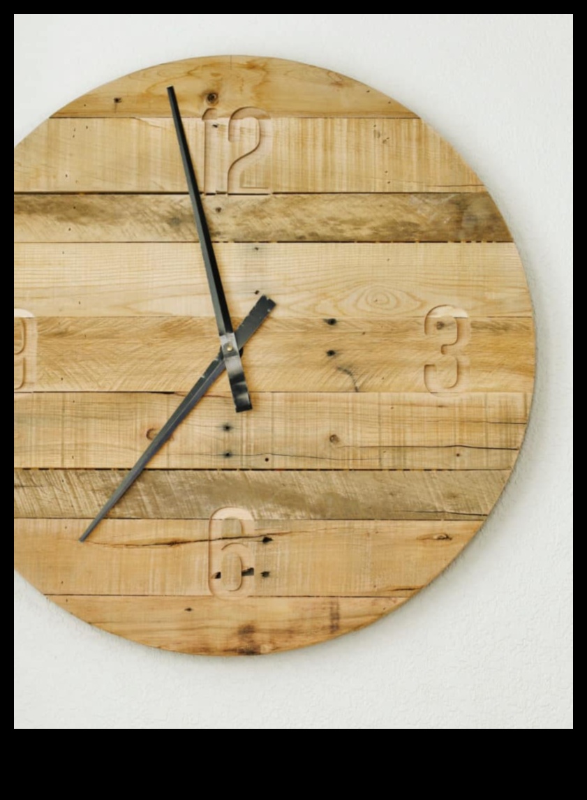 Izveicīgi koka pulksteņi: DIY pulksteņi katrā istabā
