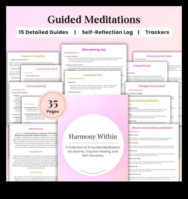 Serenity skripti: vadīta meditācija mierīgai dvēselei