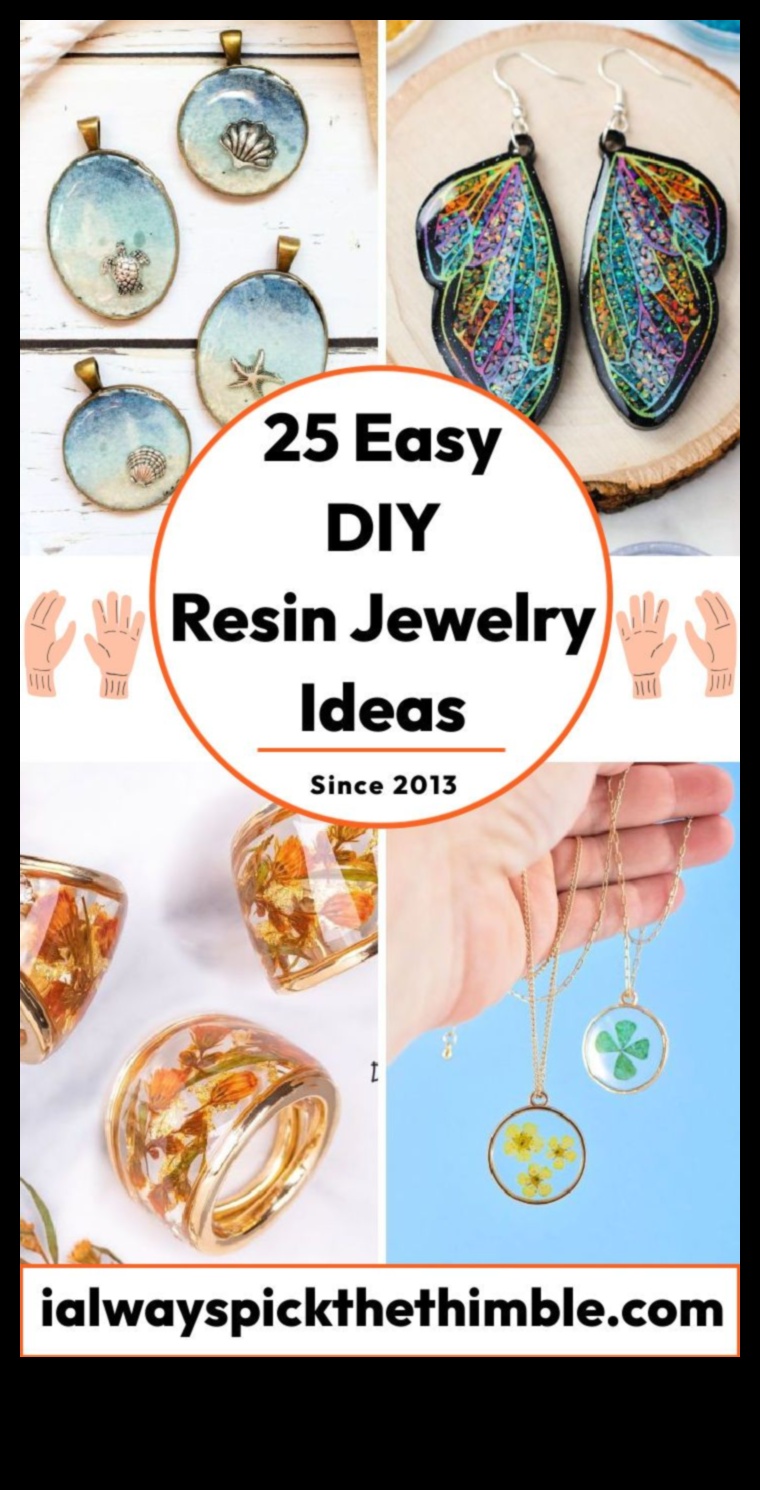 Sveķu rotaslietu izgatavošanas paņēmieni: skaistuma tveršana ar dzidru epoksīdu