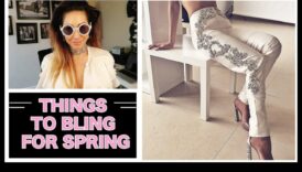 Sparkle and Shine: DIY apģērbi un aksesuāri ar rhinestones