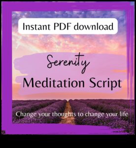 Serenity skripti: vadīta meditācija mierīgai dvēselei