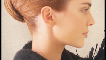 No jauna definēts skrejceļš: sarkanas un kastaņbrūnas frizūras augstās modes paziņojumiem